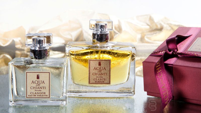 Eau de toilette Aqua del Chianti con confezione.