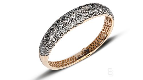 Bracciale oro e diamanti della collezione di Fani Gioielli.